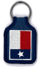 Key Fob With Embroidery